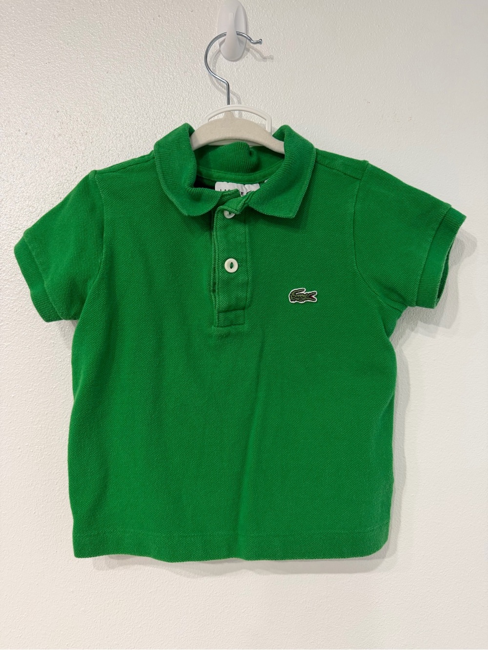 • Lacoste Kids Toddler Short Sleeve Green Polo Size 2 18-24 Months